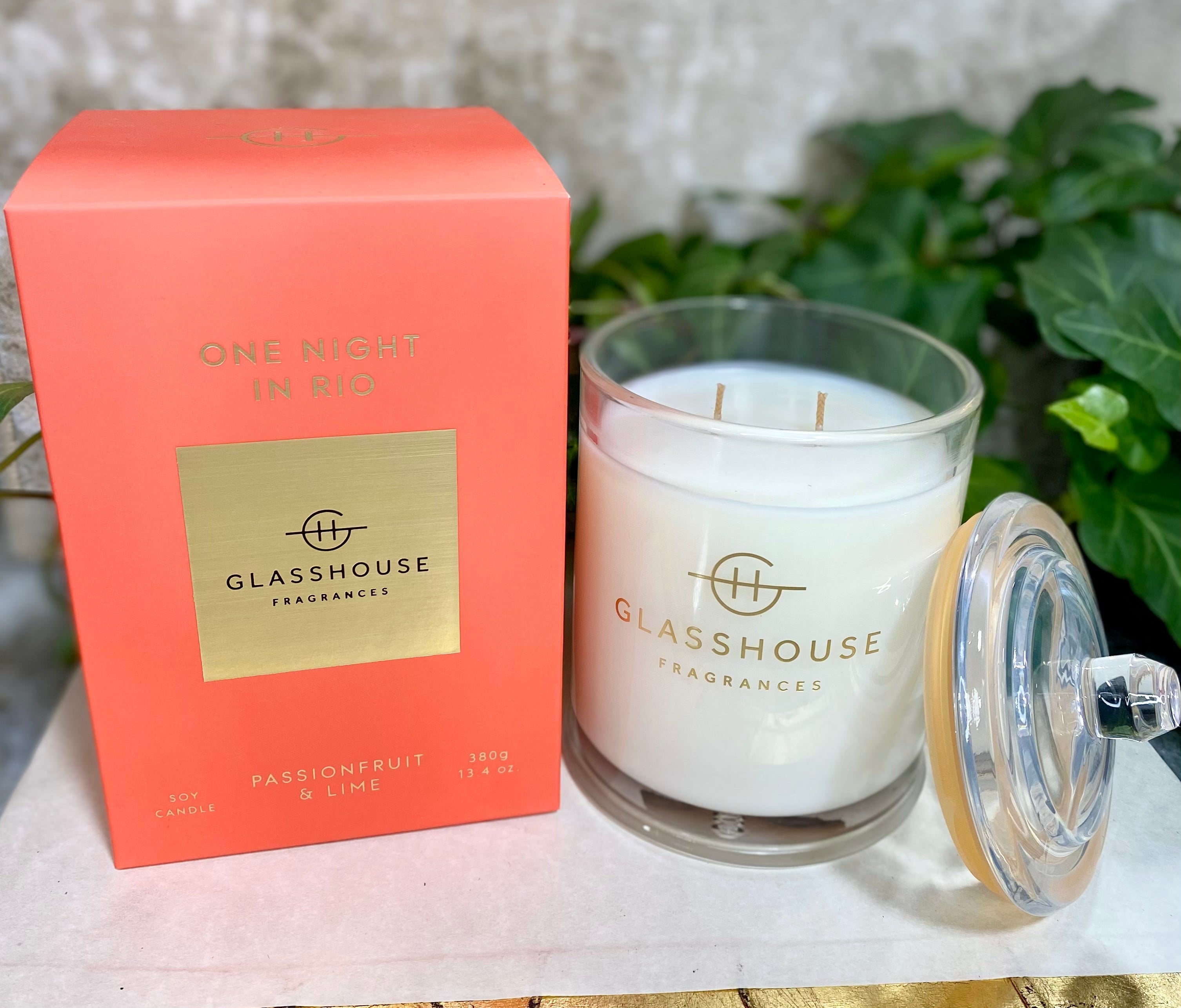 Glasshouse “One Night in Rio” candle 13.4 oz.