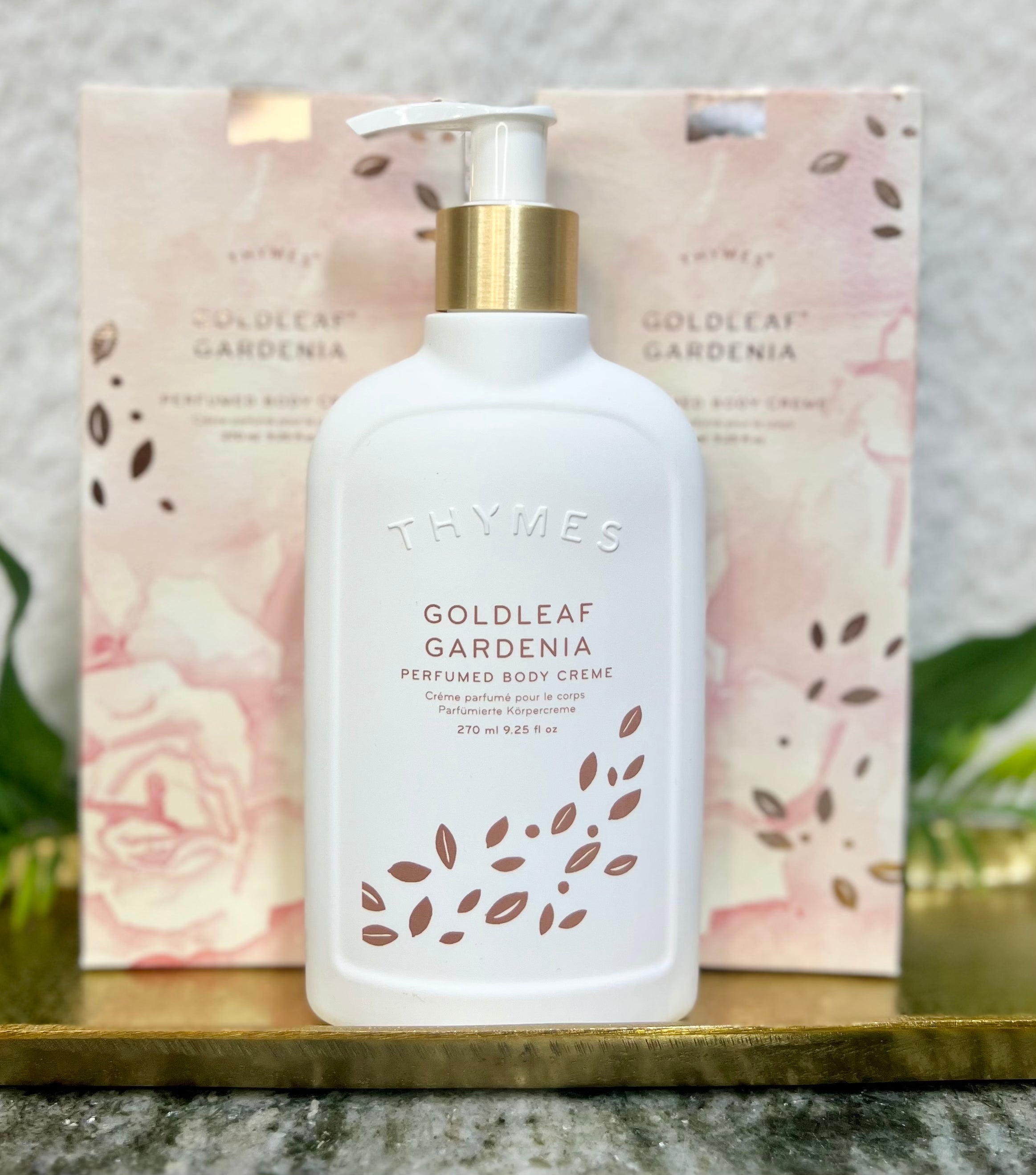 Thymes “Goldleaf Gardenia” body crème