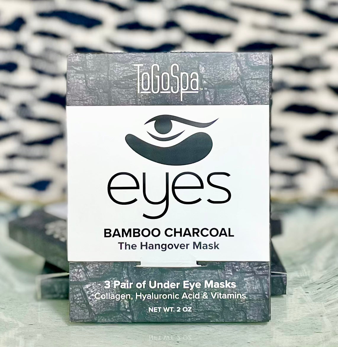 To Go Spa eye masks - bamboo charcoal