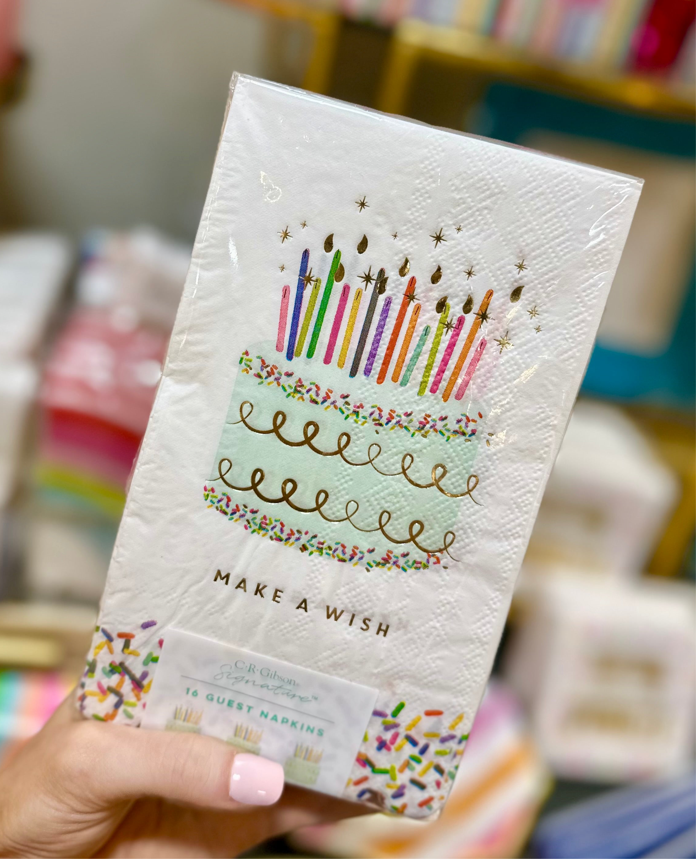 Birthday cake Napkins