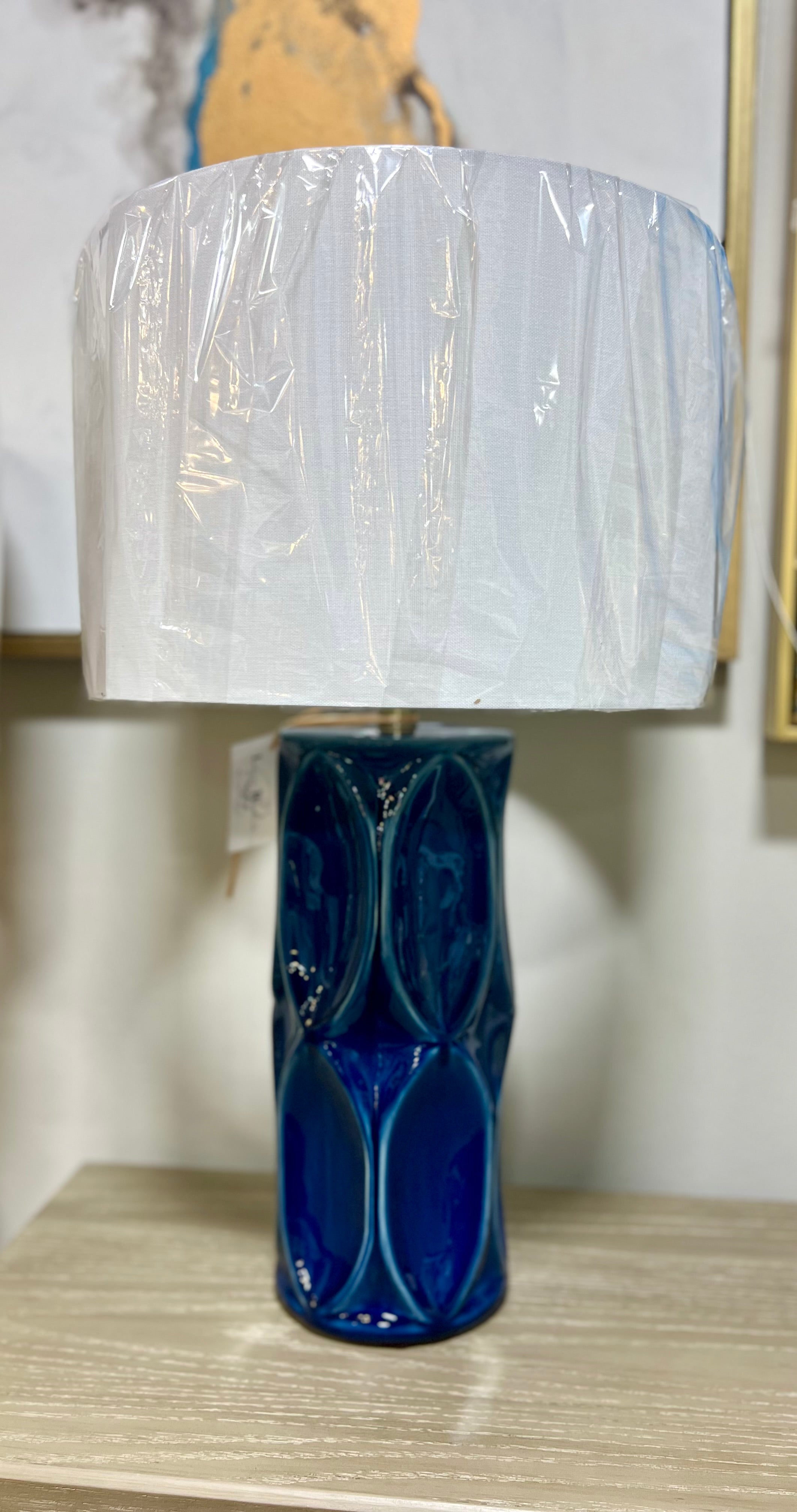Blue Table Lamp