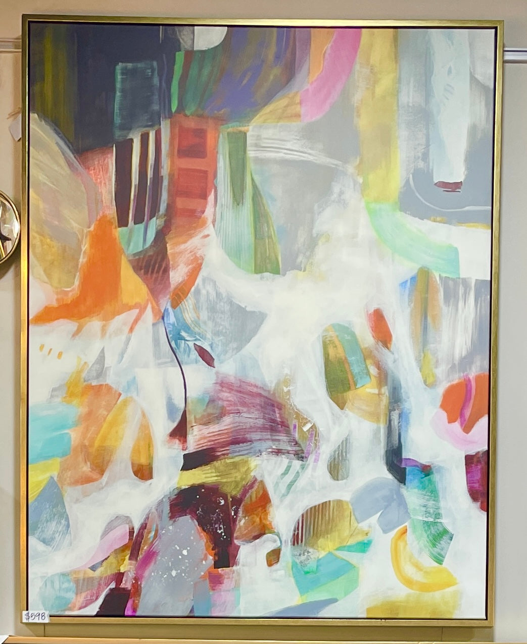 Bright Colorful Abstract Wall Art