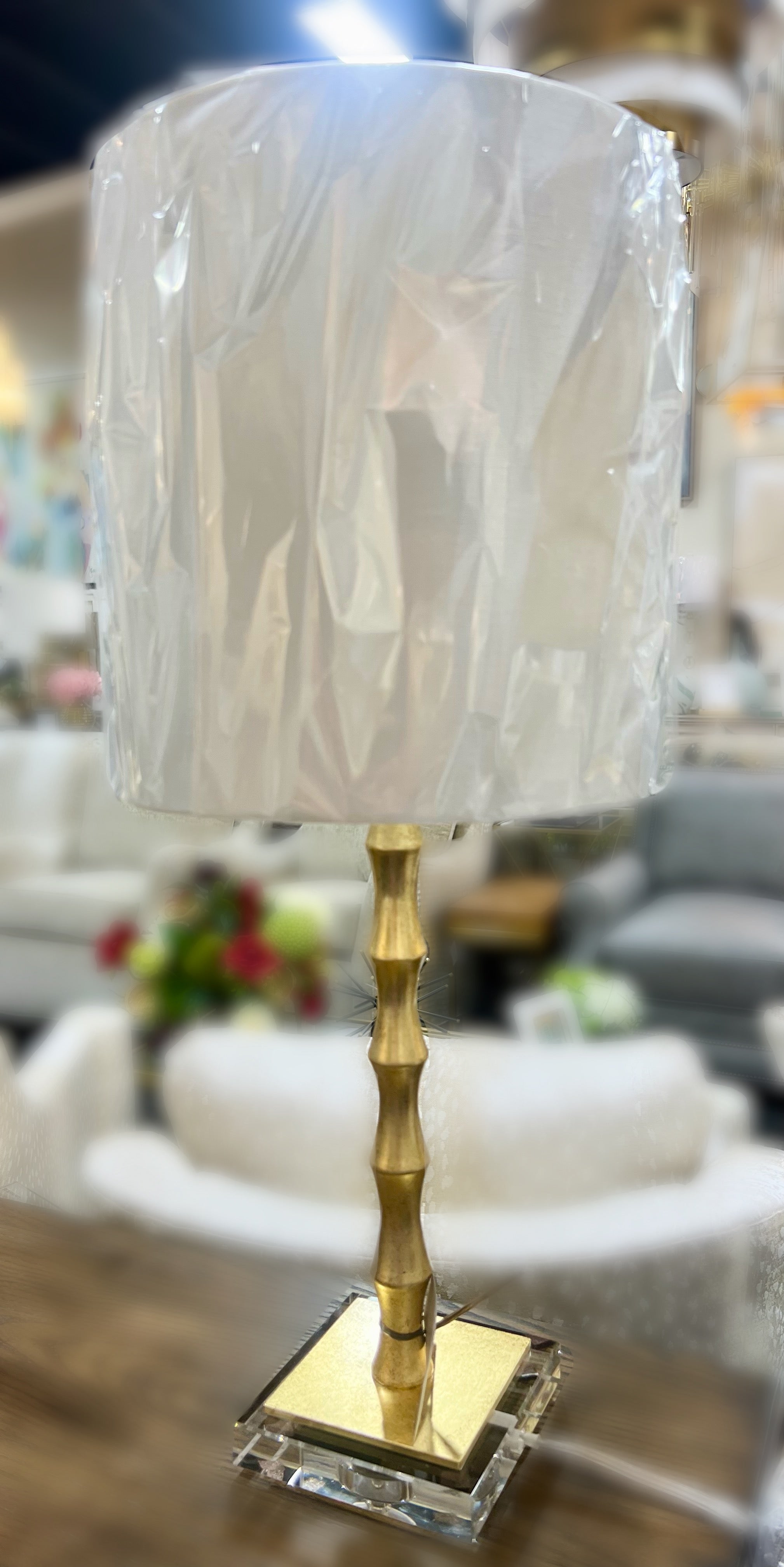 Slim Gold Table Lamp