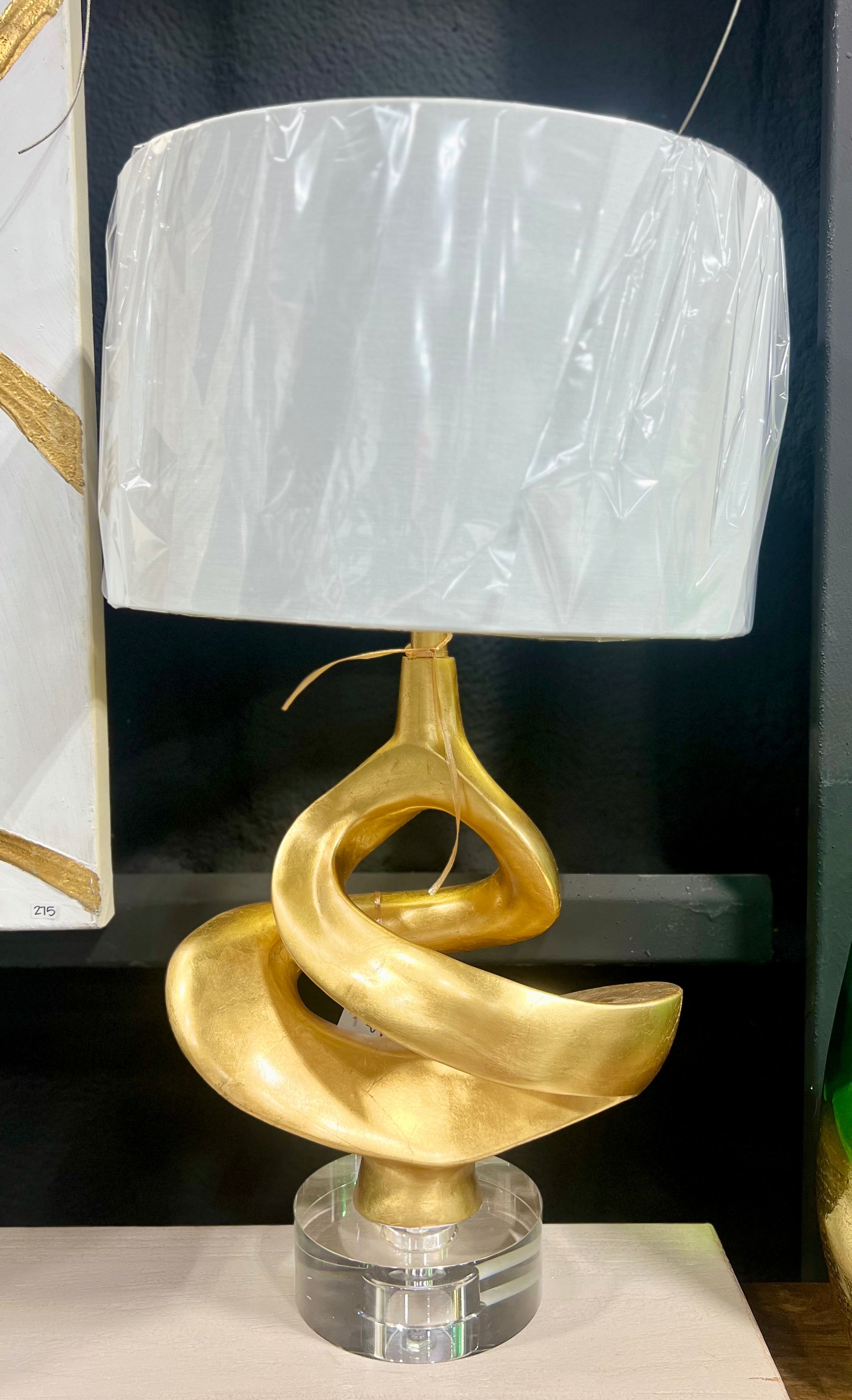 Gold Organic Table Lamp