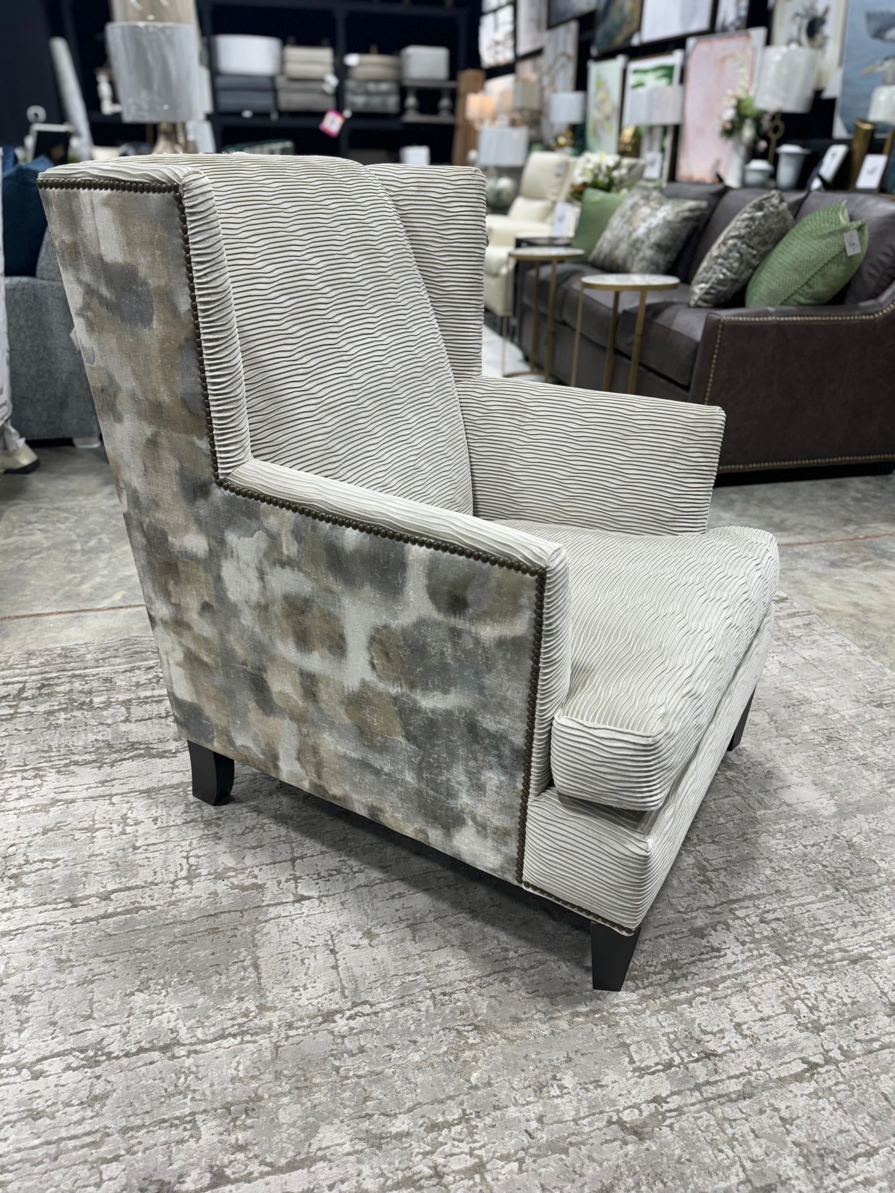 Kincaid Cream Textured Arm Chair