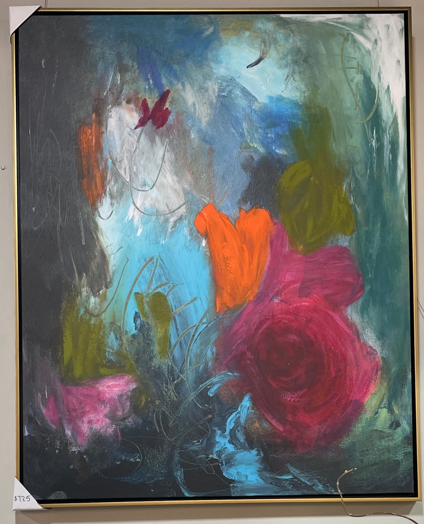 Moody Vivid Abstract Wall Art