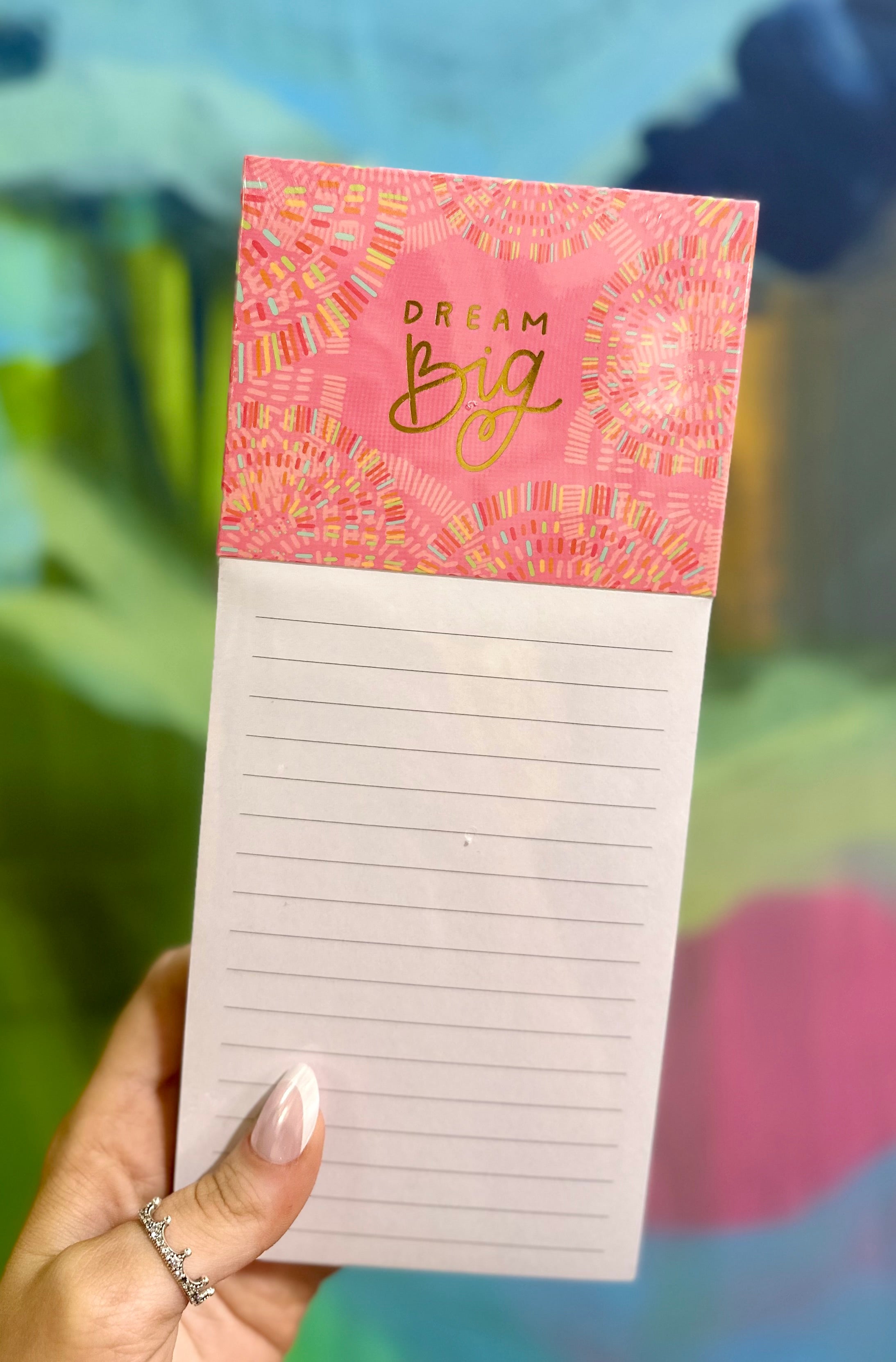 Dream big notepad