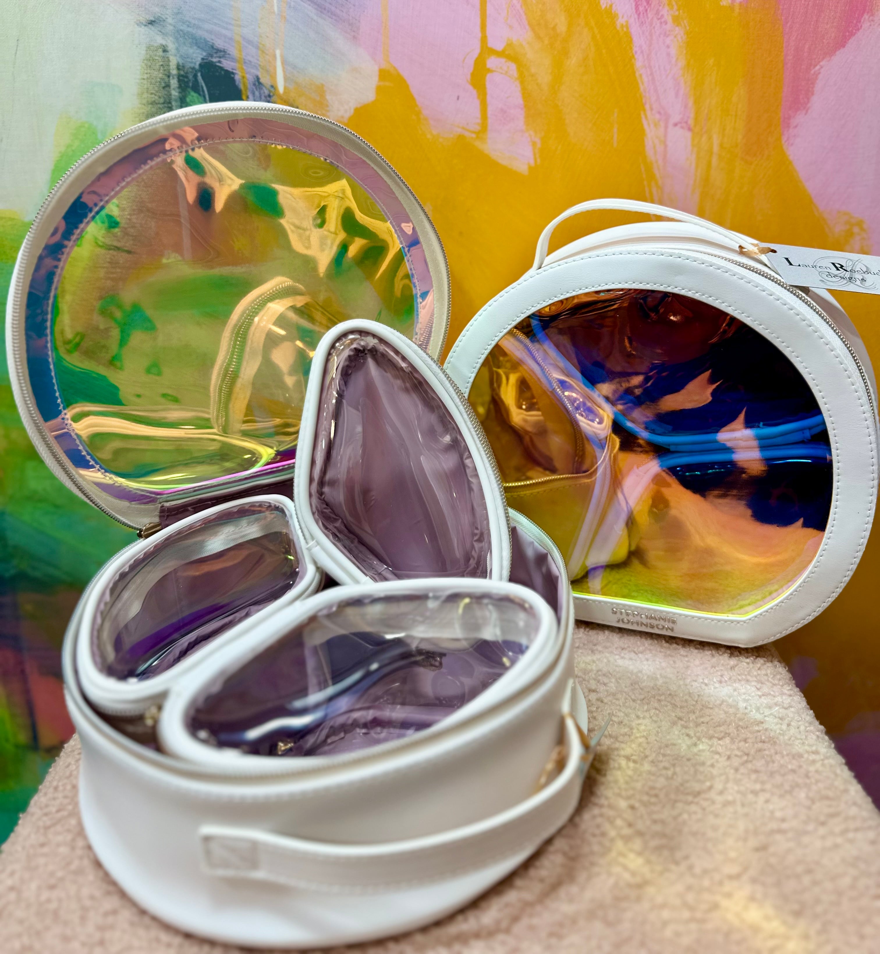 Iridescent Travel Bag Trio