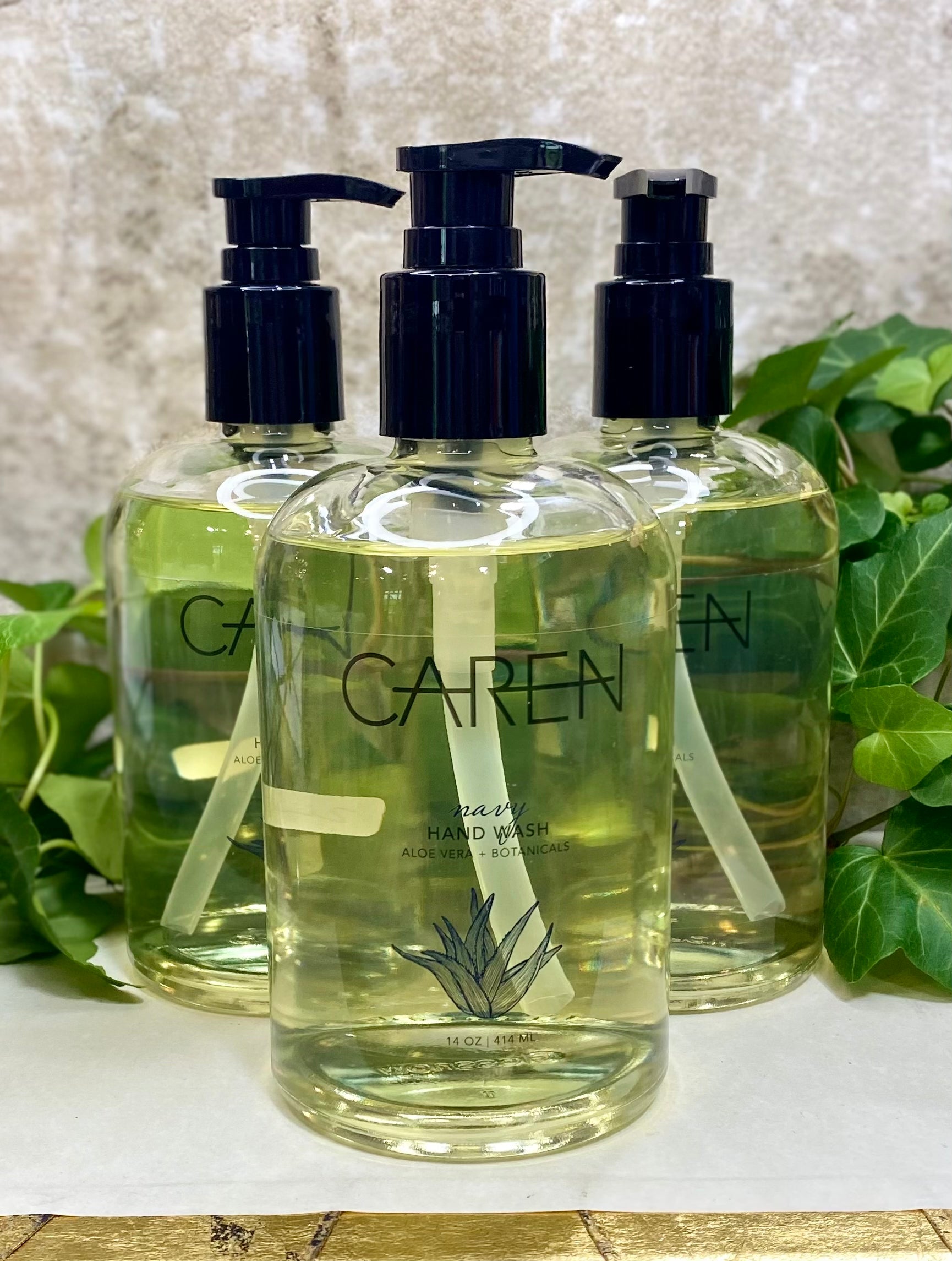Caren “navy” hand soap