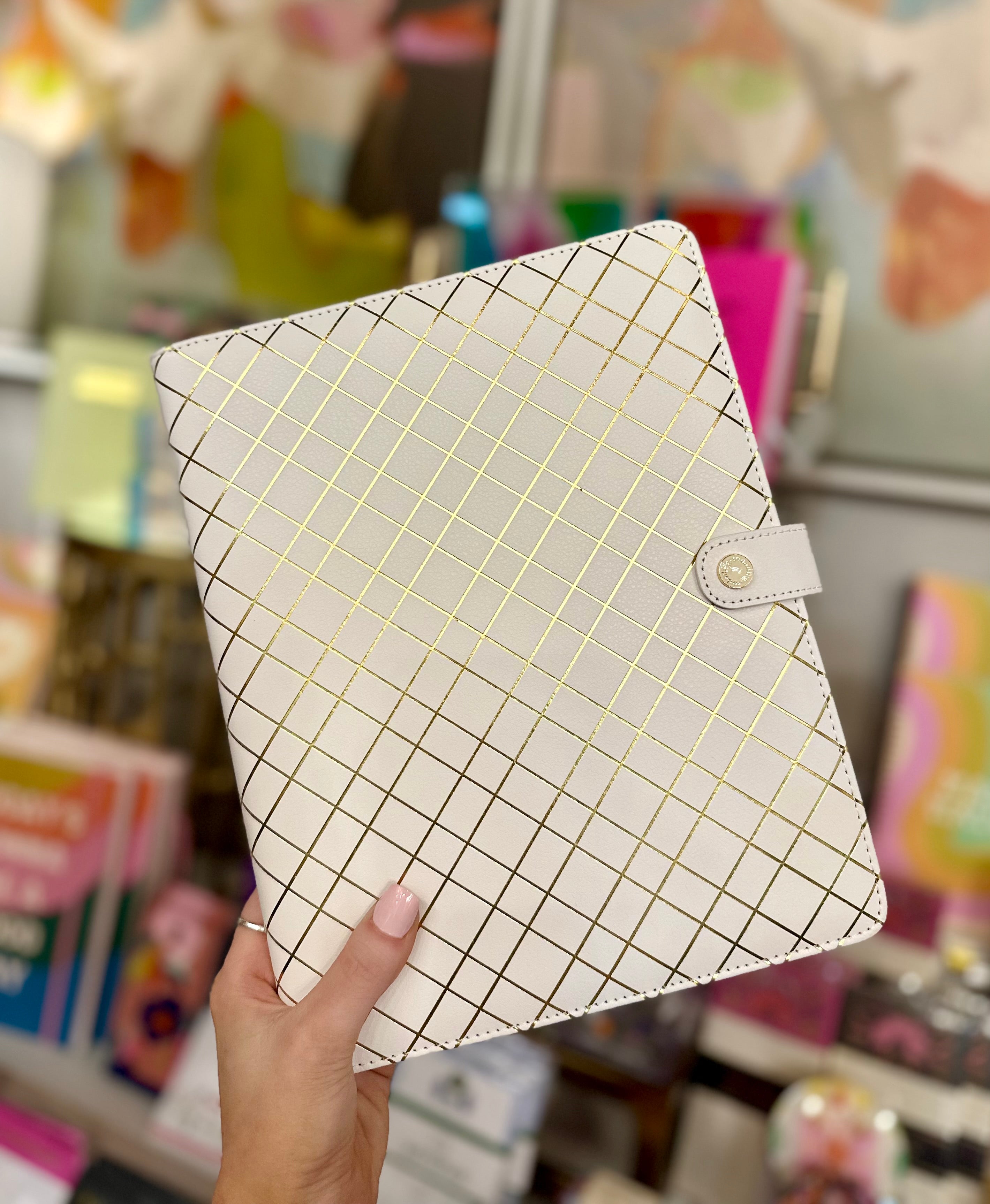 Gold and White Folio