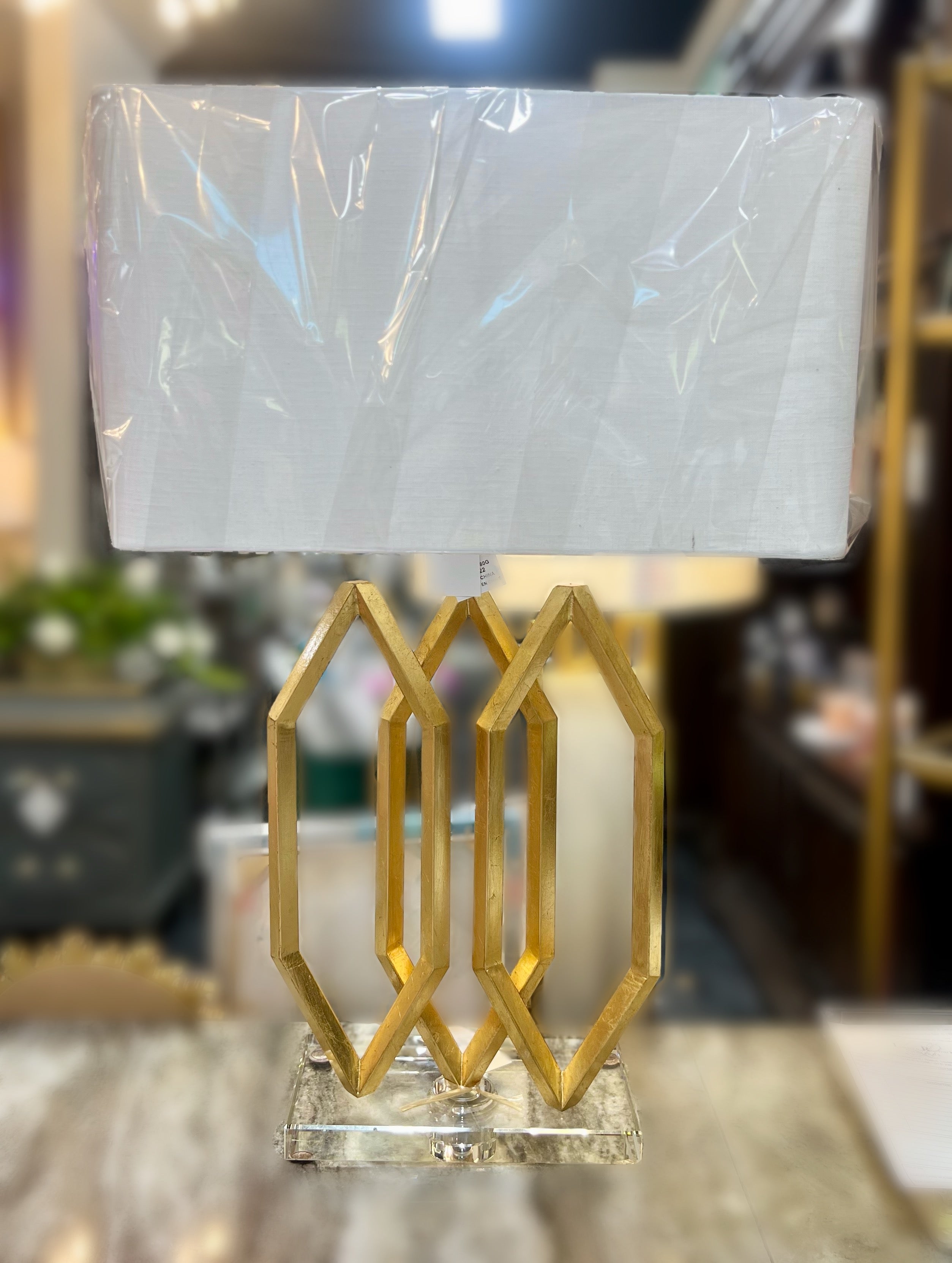 Gold diamond Table Lamp