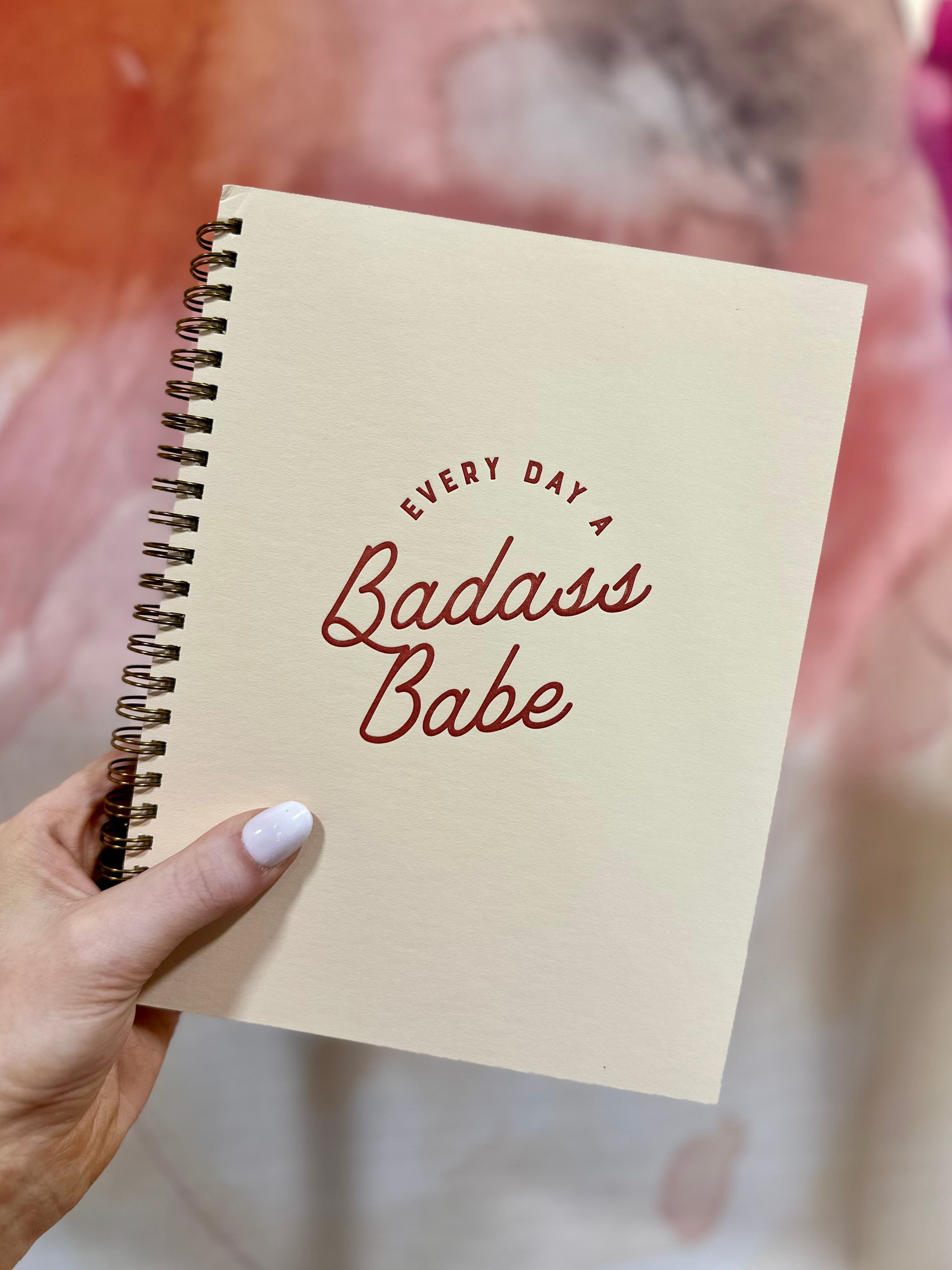 Badass babe notebook