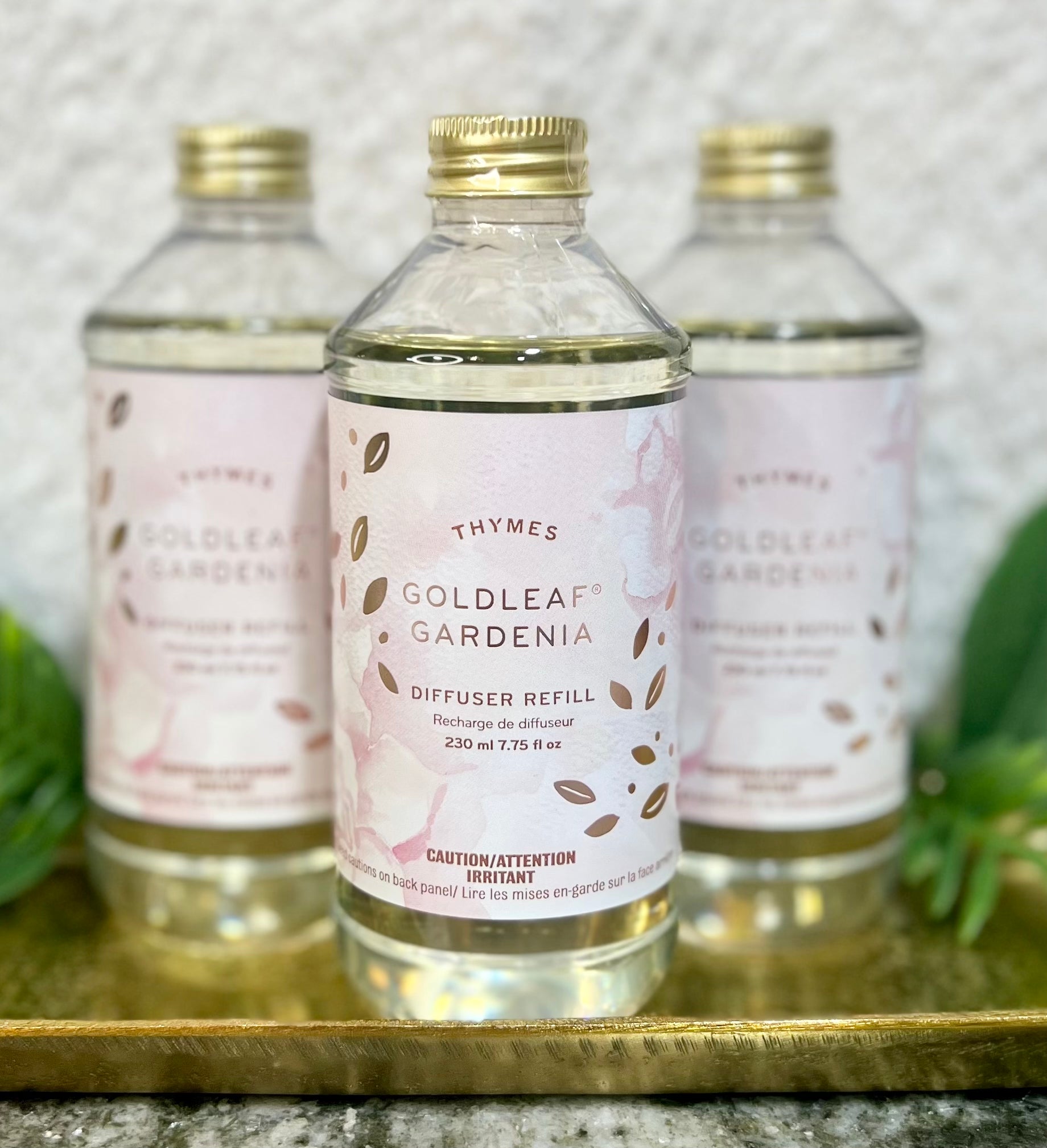 Thymes “Goldleaf Gardenia” oil diffuser refill