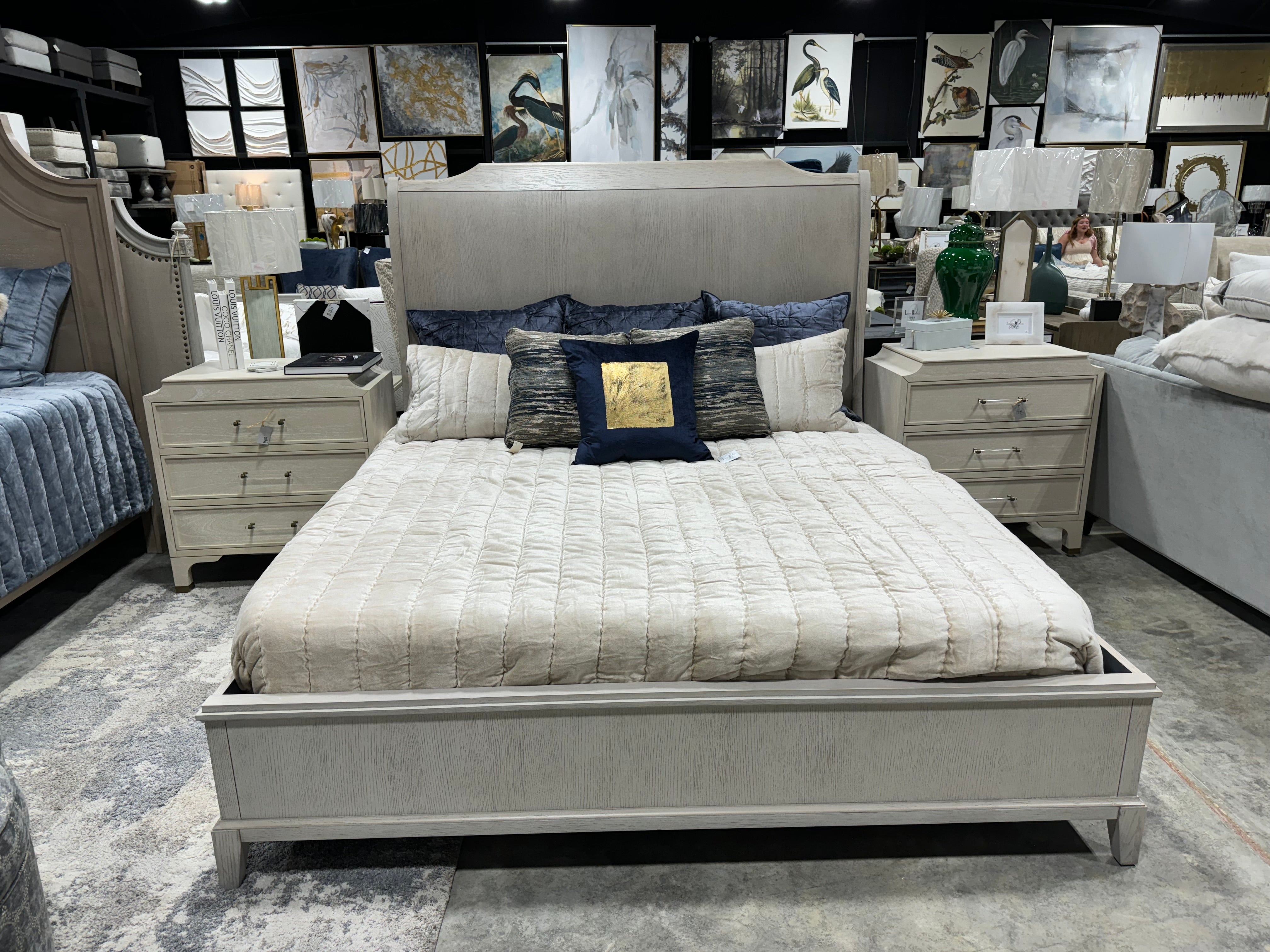 Universal King Wood Bed
