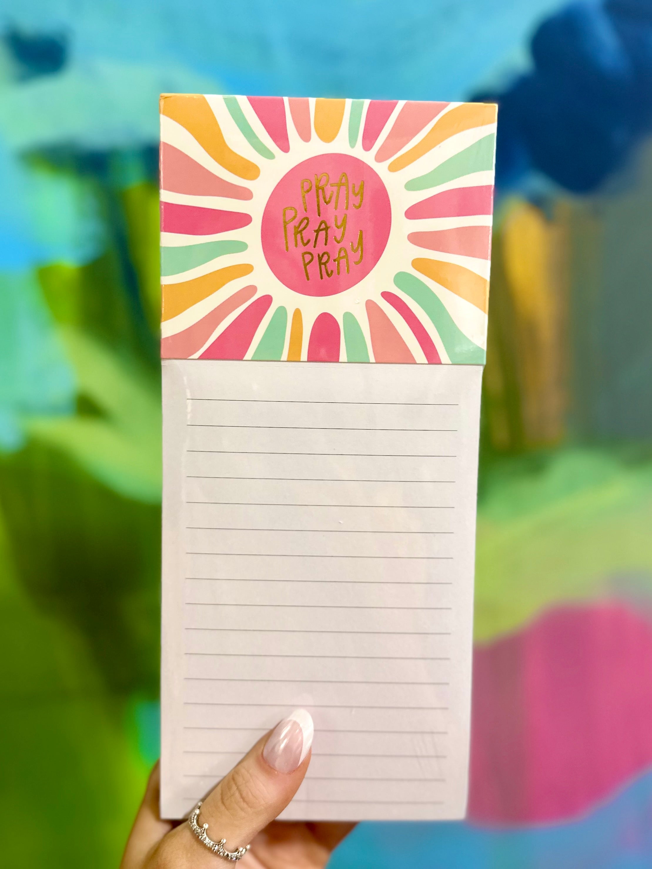 Pray notepad