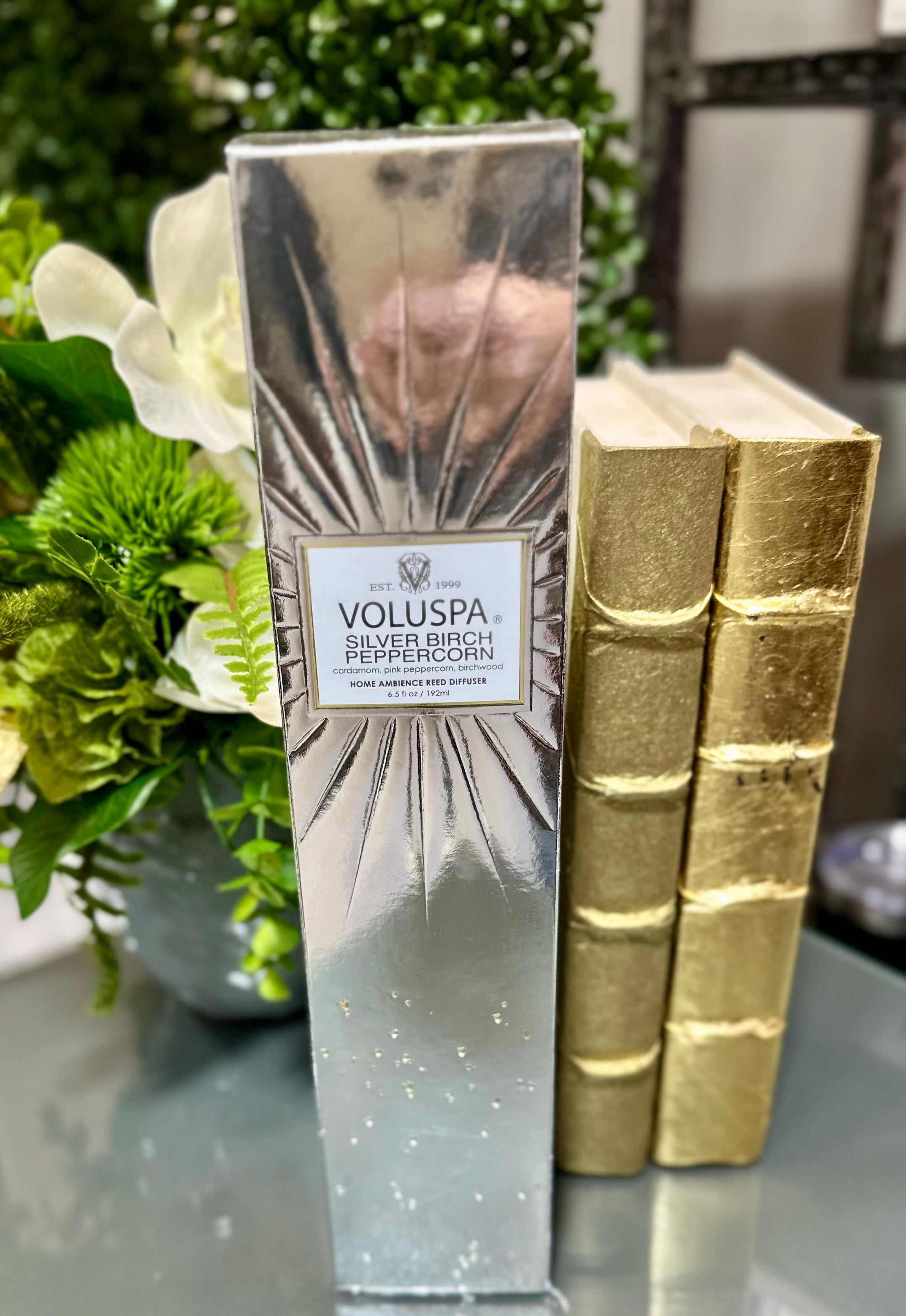 Silver birch peppercorn reed diffuser