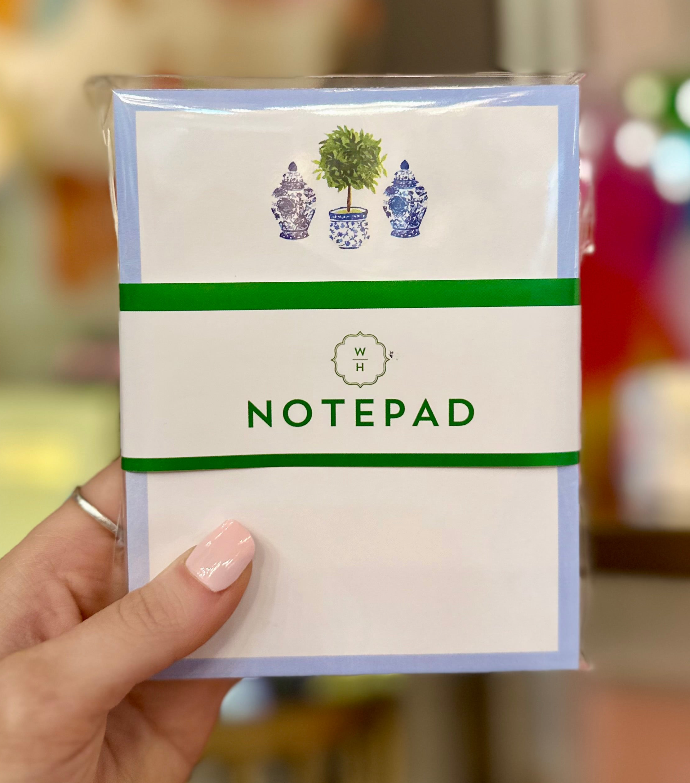 Topiary Ginger Jar Notepad