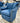 King Hickory Blue Swivel Rocker- Velvet