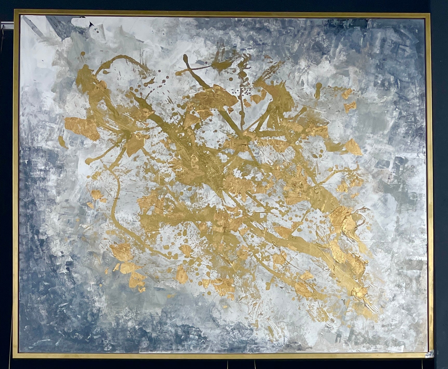 Blue and Gold Wall Art