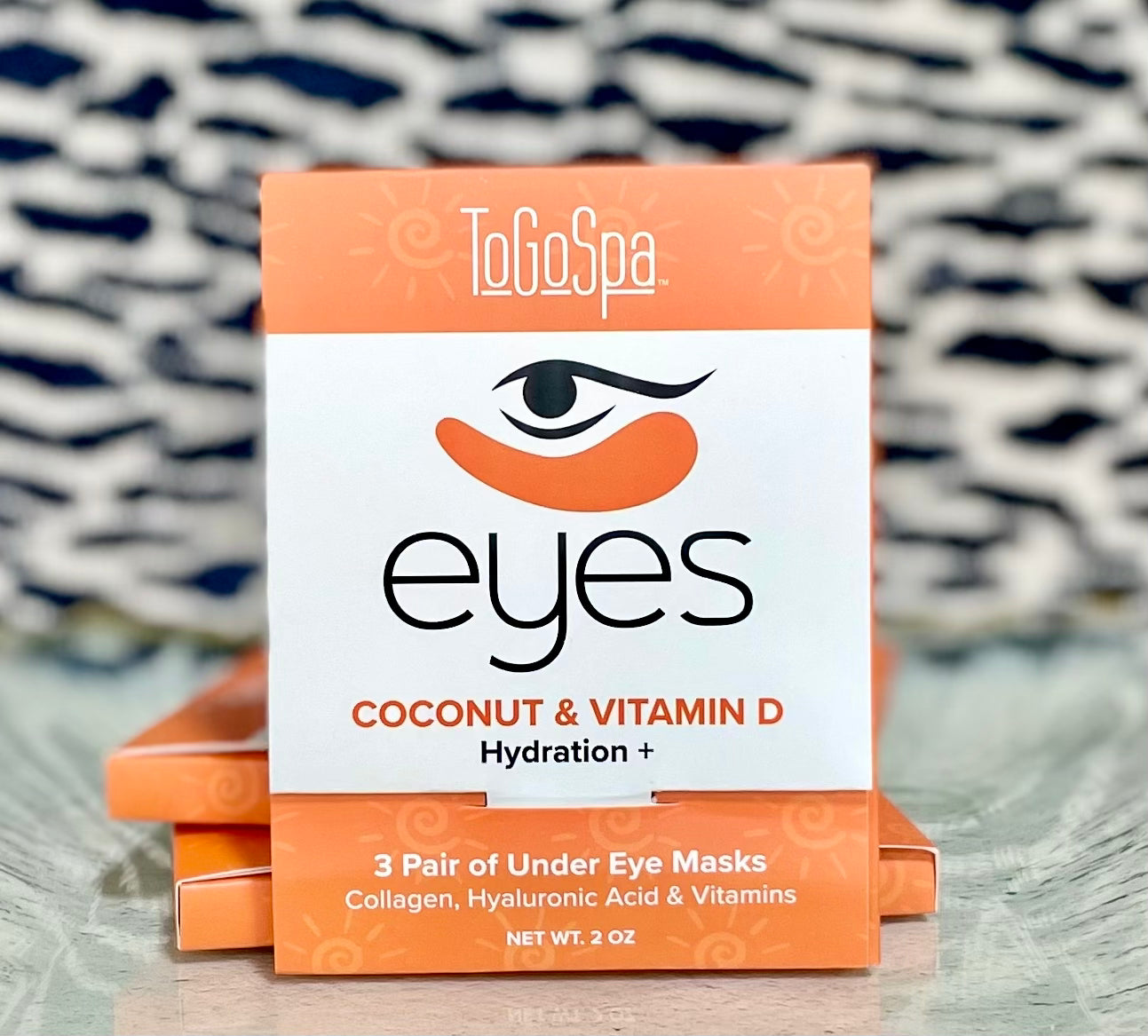 To go spa eye masks- coconut & vitamin D