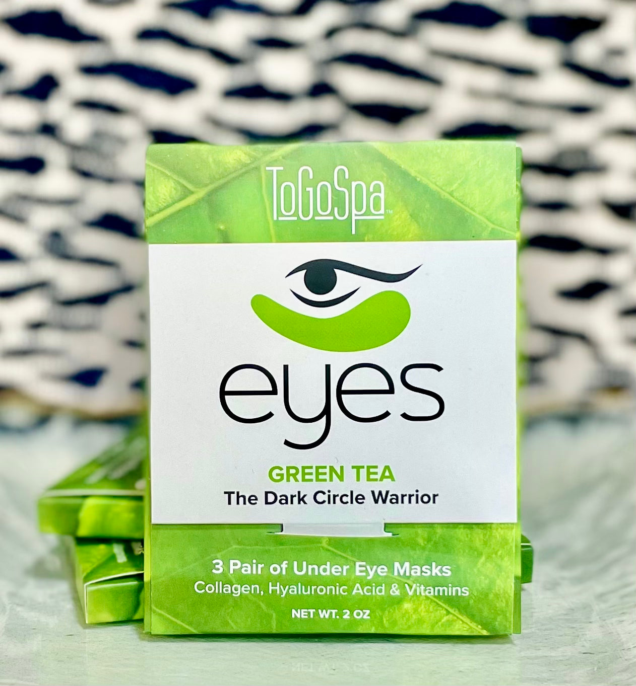 To Go Spa eye masks - green tea