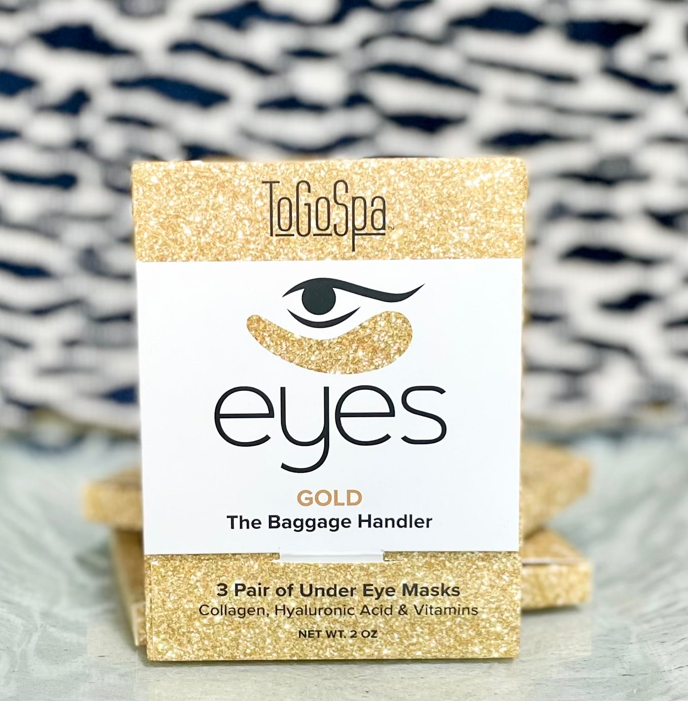 To go Spa eye masks - gold